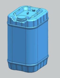 4-1-4 6 Gallon Rectangular Jerrican