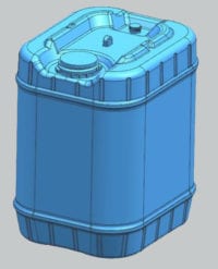 6- 20 Liter Rectangular Pail