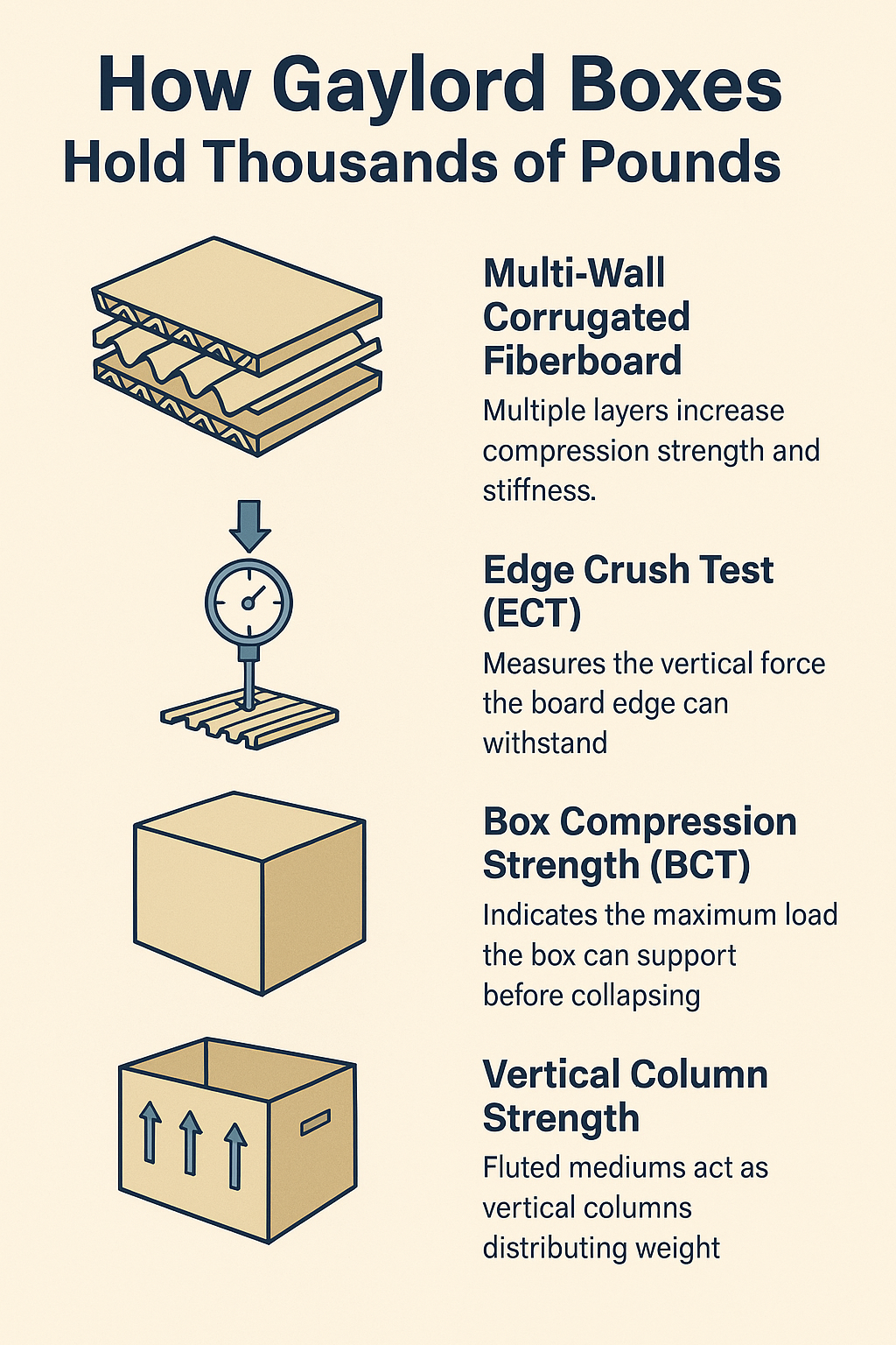 How Gaylord Boxes Hold Thousands of Pounds